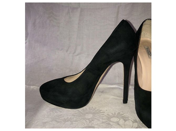Décolleté All Saints in camoscio nero - vista 5