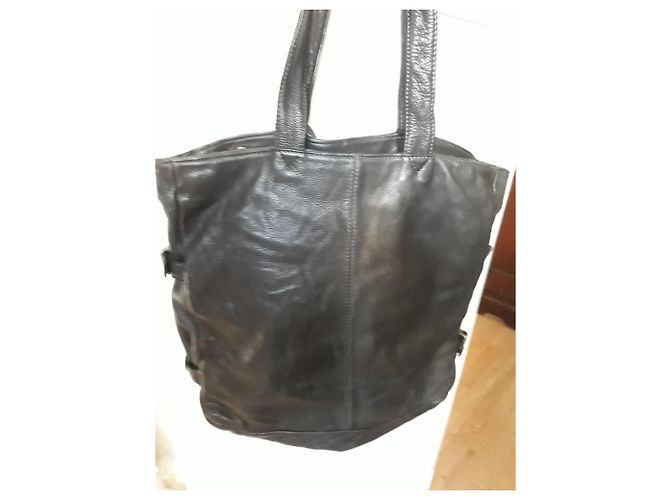 Ikks XL Mixed Ledertasche Schwarz - Ansicht 3
