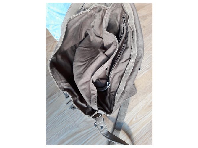 Borsa a tracolla Ikks in pelle beige - vista 2