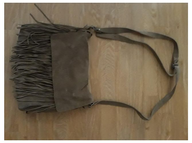Borsa a tracolla Ikks in pelle beige - vista 6