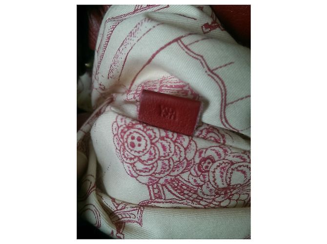 Borsa a mano Lancel Angelina in pelle rossa Rosso - vista 10