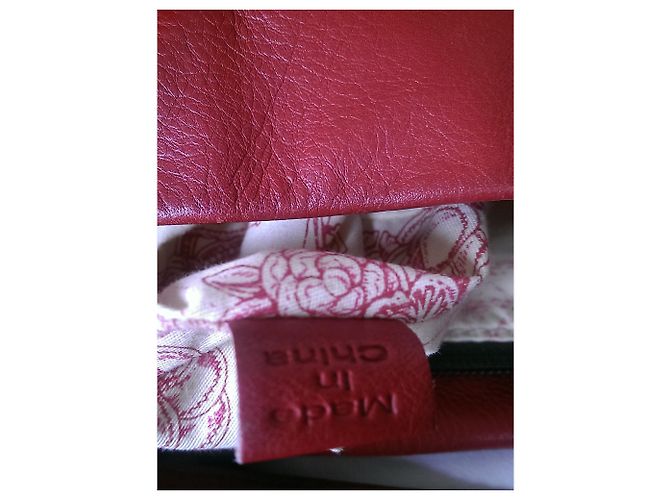 Borsa a mano Lancel Angelina in pelle rossa Rosso - vista 11