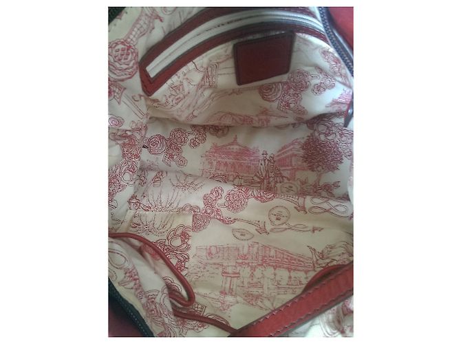 Borsa a mano Lancel Angelina in pelle rossa Rosso - vista 14