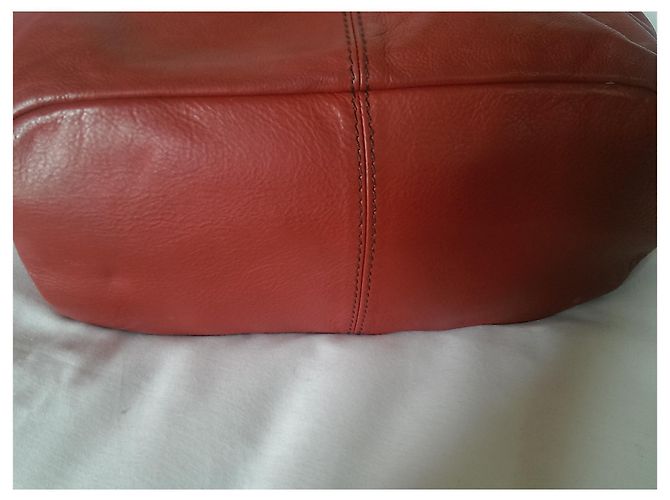 Borsa a mano Lancel Angelina in pelle rossa Rosso - vista 4