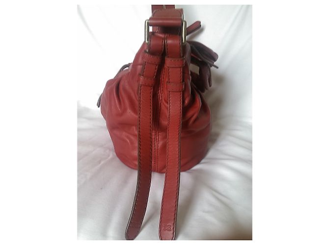Borsa a mano Lancel Angelina in pelle rossa Rosso - vista 9
