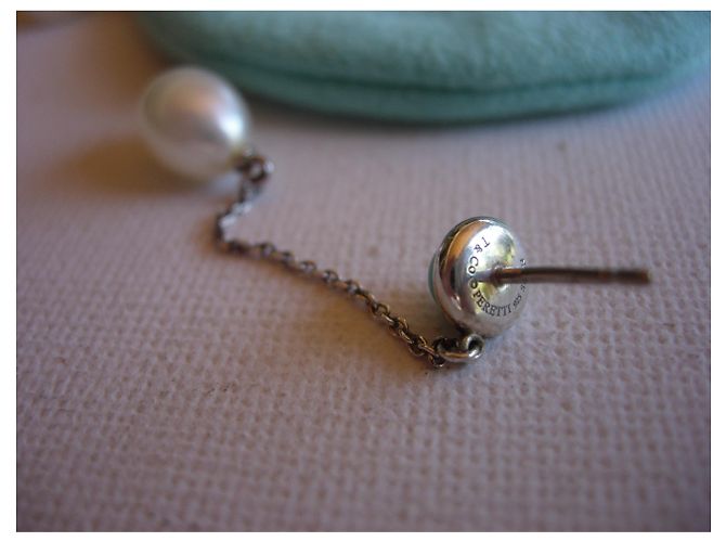 Tiffany & Co Color by the Yard disegnato da Elsa Peretti con turchese e perle coltivate Argento Blu - vista 8