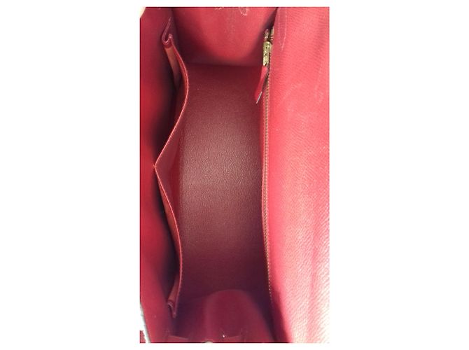Hermès Borsa Kelly Sellier Hermes Red Gold Hdw Rosso - vista 15