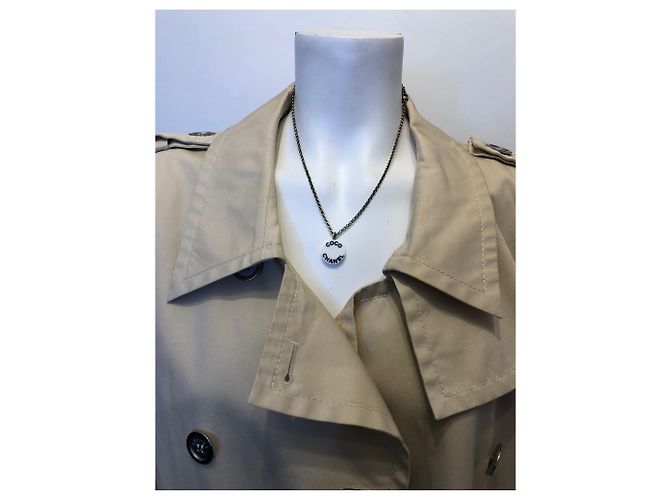 Collar Chanel Negro Blanco - vista 6