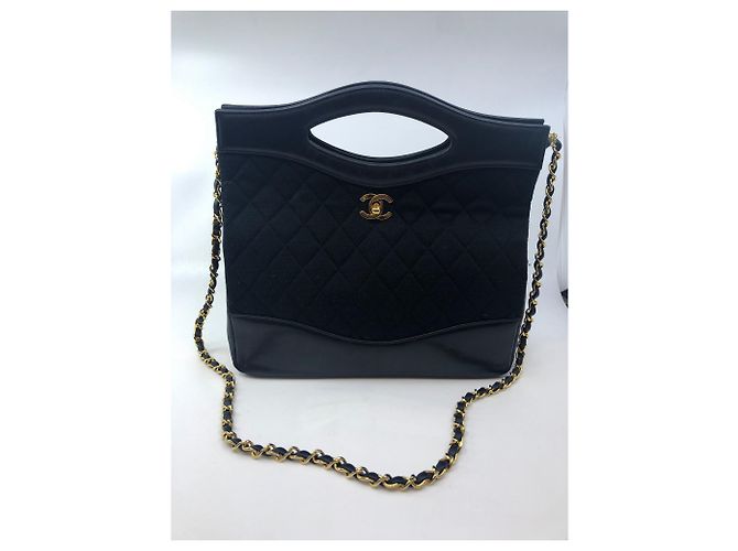 Chanel Vintage Tasche Schwarz - Ansicht 21