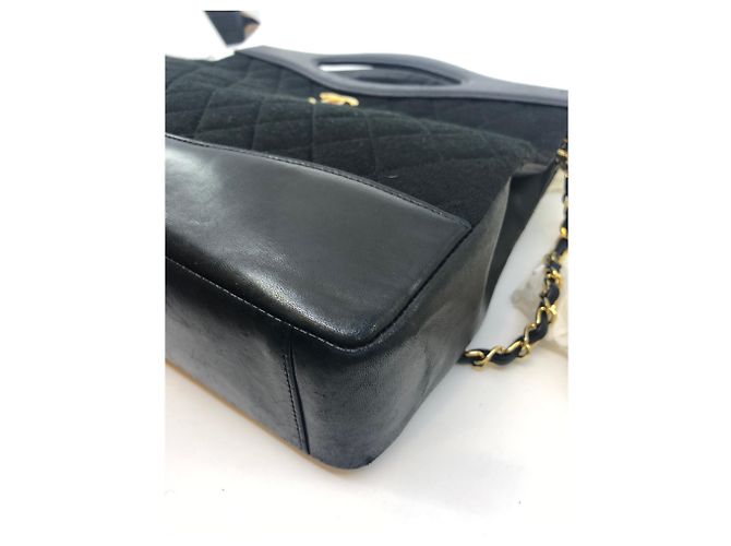 Chanel Vintage Tasche Schwarz - Ansicht 12