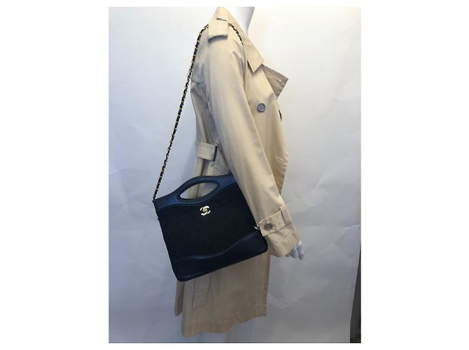 Chanel Vintage Tasche Schwarz - Ansicht 18