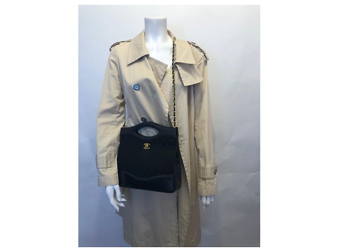 Chanel Vintage Tasche Schwarz - Ansicht 19