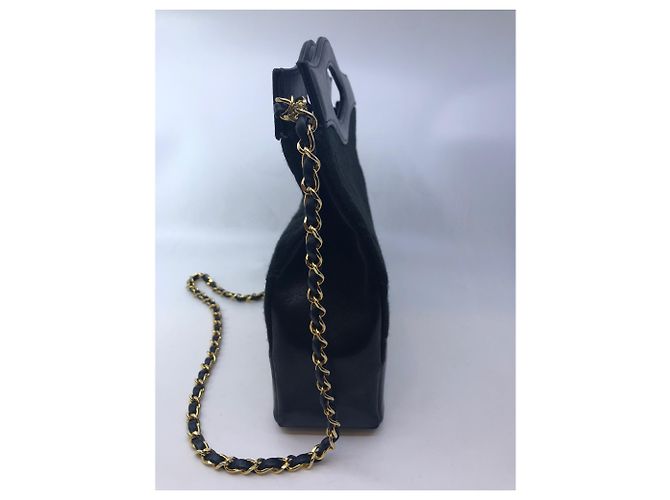Chanel Vintage Tasche Schwarz - Ansicht 3
