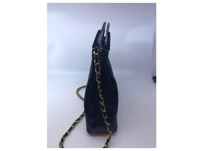 Chanel Vintage Tasche Schwarz - Ansicht 4