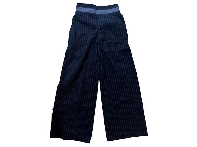 Kenzo Pantalon Flare en Velours Noir - vue 2