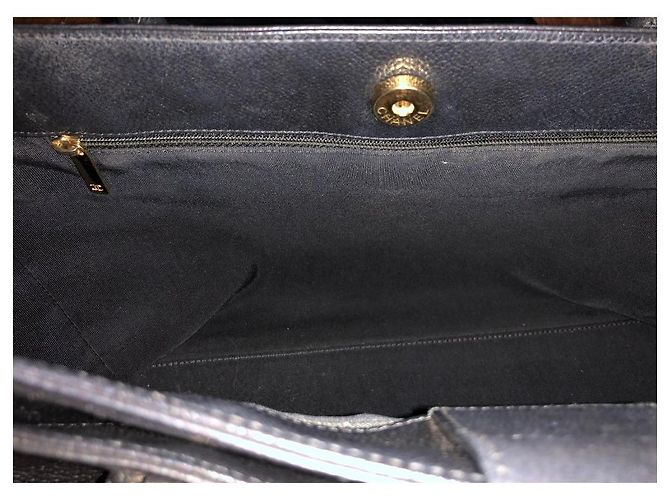 Chanel Black Executive Cerf Tote GHW Nero - vista 4