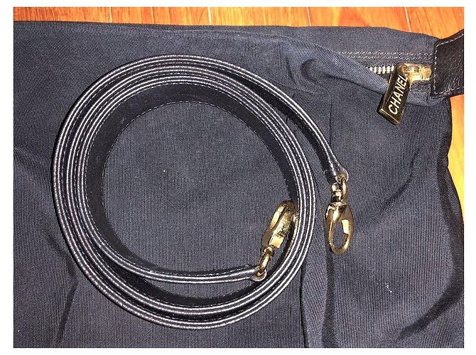 Chanel Black Executive Cerf Tote GHW Nero - vista 8