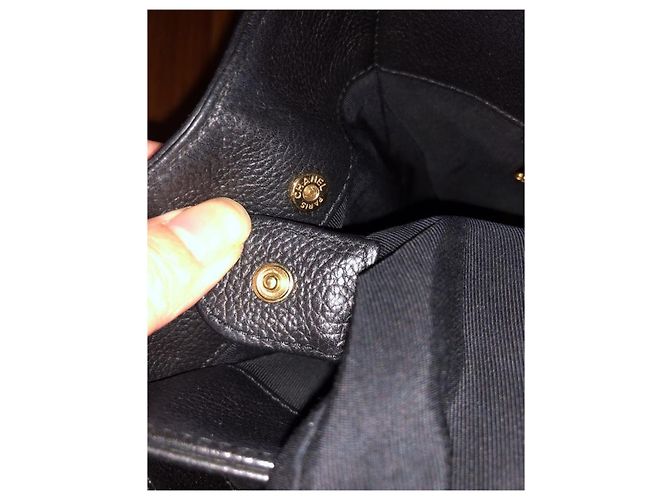 Chanel Black Executive Cerf Tote GHW Nero - vista 9