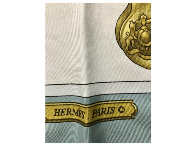 Hermès Arnés corto Azul claro - vista 3