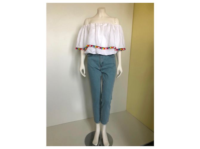 Magda Butrym Cortar jeans de algodão - vista 13