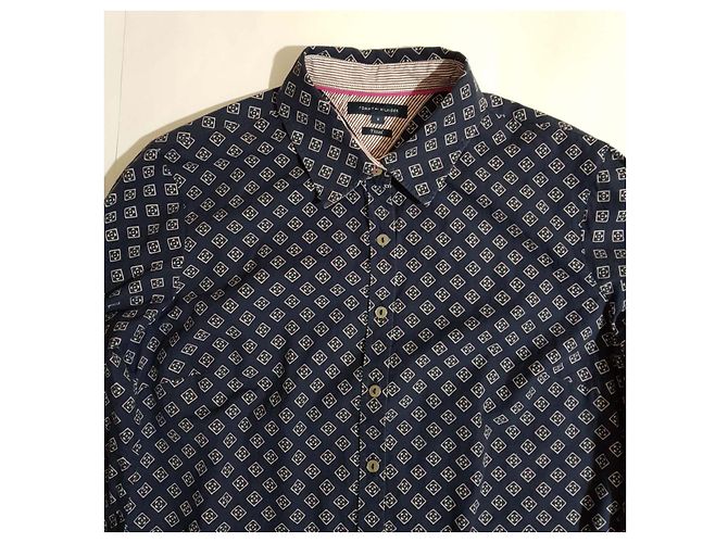 Camisa Tommy Hilfiger de algodón de manga larga M Multicolor - vista 3