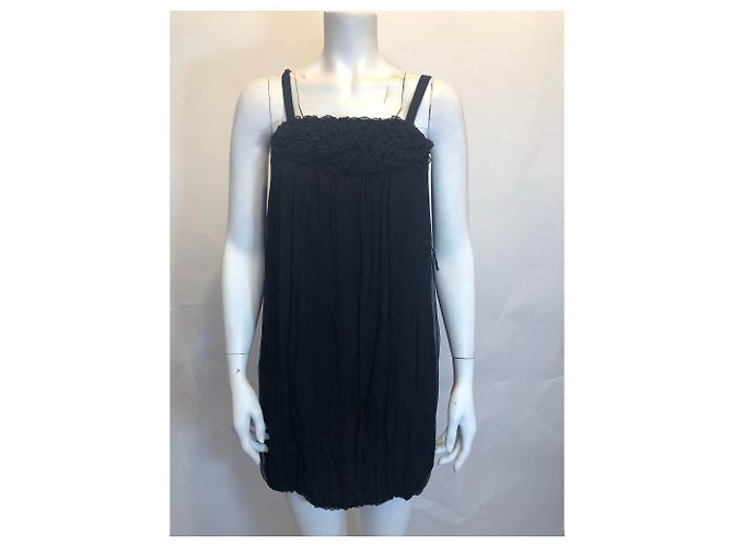 Alice + Olivia Schwarzes Seidenkleid - Ansicht 2