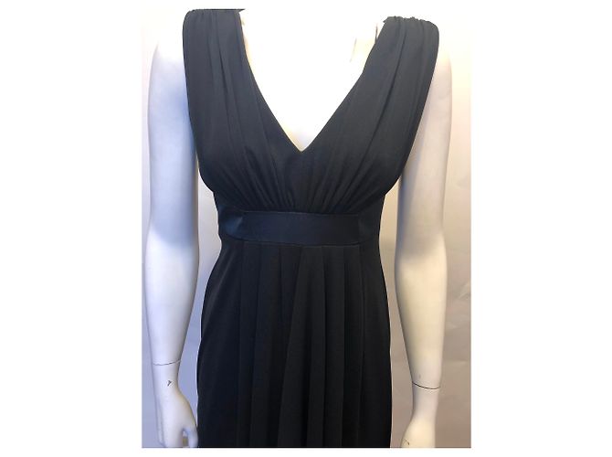 Autre Marque Schwarzes Midilänge Kleid - Ansicht 2