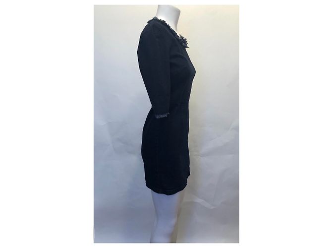 Vestido corto de denim azul Isabel Marant Etoile - vista 2