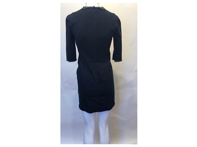 Vestido corto de denim azul Isabel Marant Etoile - vista 3