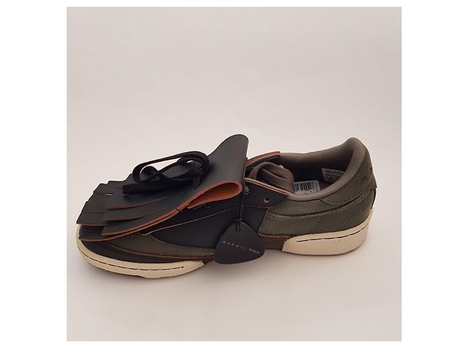 Marni x Reebok Sneaker Grün Leder Mehrfarben - Ansicht 5