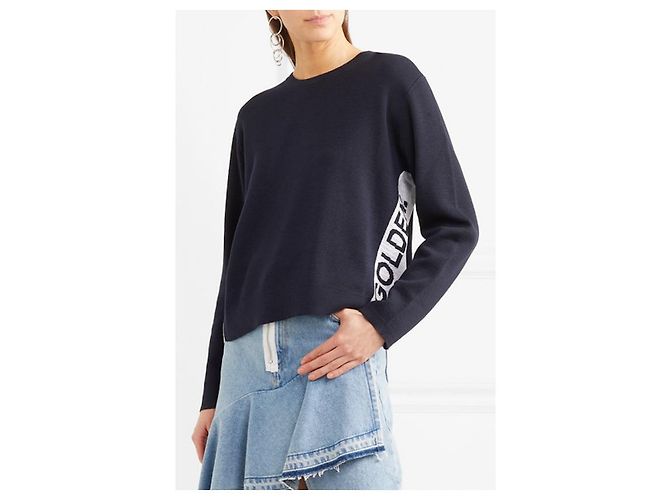 Golden Goose Deluxe Brand GOLDEN GOOSE DELUXE MARKEN-PULLOVER Blau - Ansicht 2