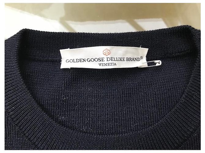 Golden Goose Deluxe Brand GOLDEN GOOSE DELUXE MARKEN-PULLOVER Blau - Ansicht 5