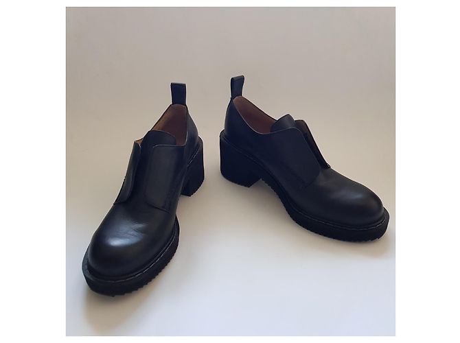 Stivali Jil Sander in pelle nera taglia 41 Nero - vista 7