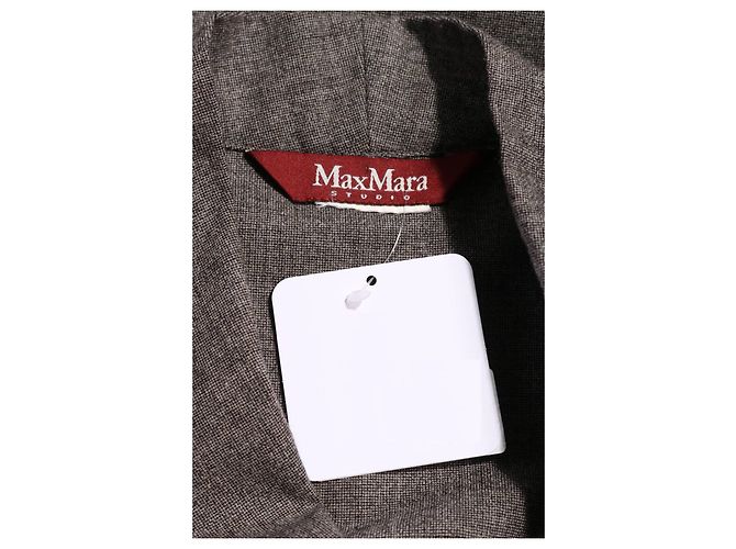 Max Mara Studio Kleid grau Wolle - Ansicht 5