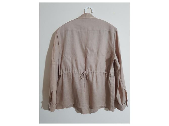Louis Féraud Leinenblazer Beige XL - Ansicht 2