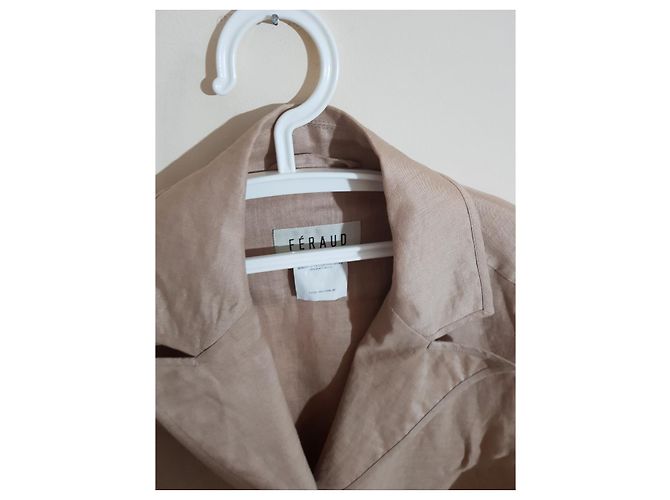 Louis Féraud Leinenblazer Beige XL - Ansicht 4
