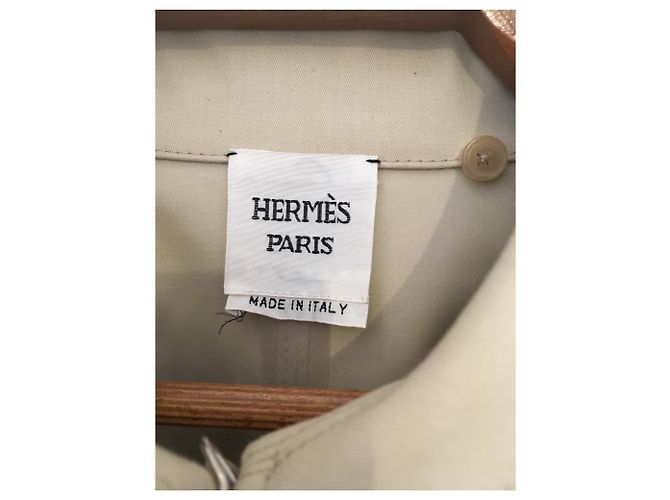 Hermès Impermeabili Beige - vista 6