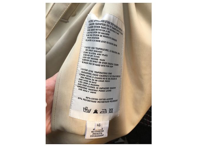 Hermès Impermeabili Beige - vista 9