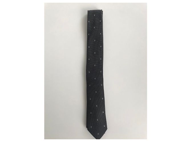 CAMICIA A DUE UOMINI CHANEL TAGLIA MANICA LUNGA 40 & SA TIE . NUOVI ARTICOLI Bianco - vista 6