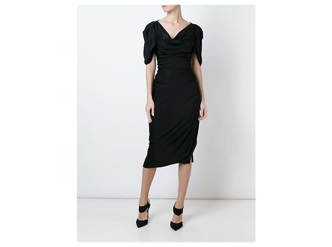 Vivienne Westwood Red Label Tier Bernstein Kleid Schwarz - Ansicht 7