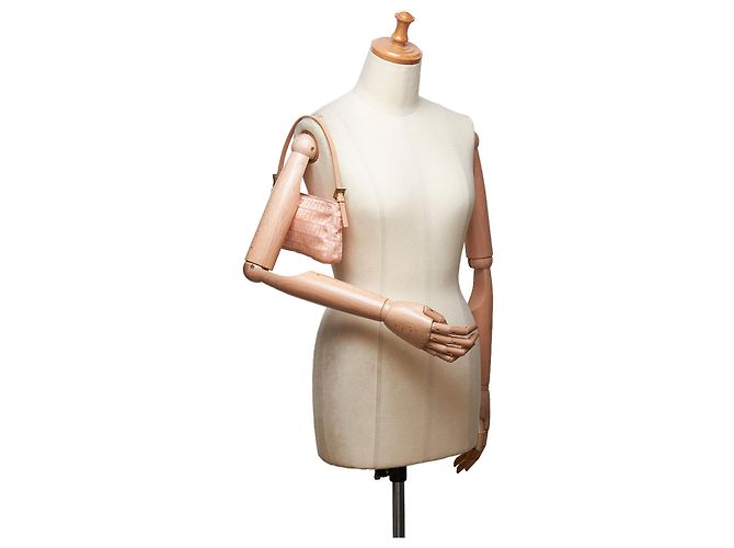 Fendi Baguette Jacquard Rosa Zucchino - vista 10