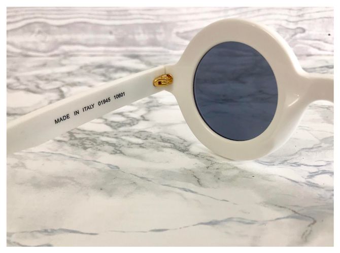 Gafas de colección Chanel Paris 1990es Negro Blanco - vista 9