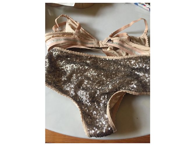 Autre Marque Princesse TamTam BH und Höschen Set Beige Polyester Grösse 36/3 - Ansicht 4