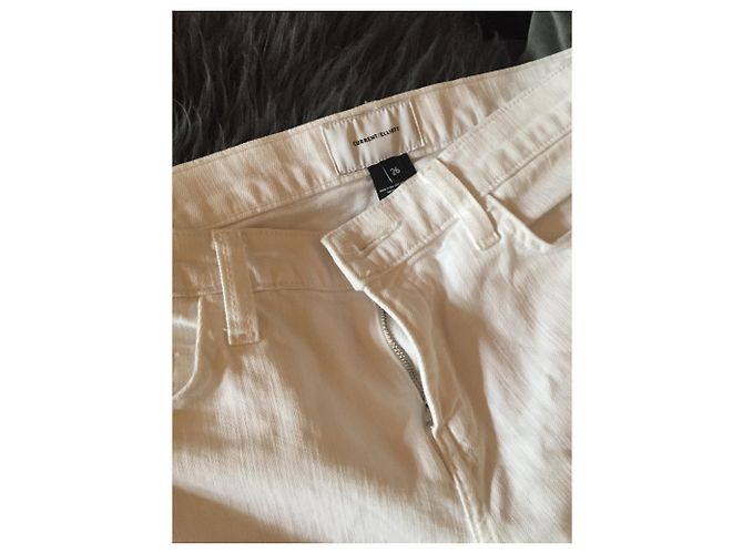 Vaqueros blancos Current Elliott de algodón talla 26 - vista 2