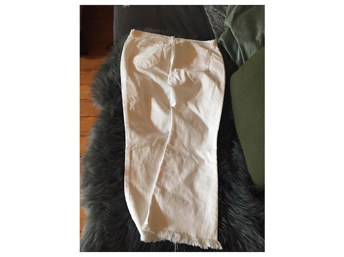 Vaqueros blancos Current Elliott de algodón talla 26 - vista 3