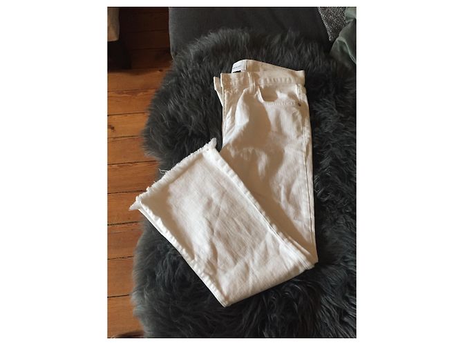 Vaqueros blancos Current Elliott de algodón talla 26 - vista 5