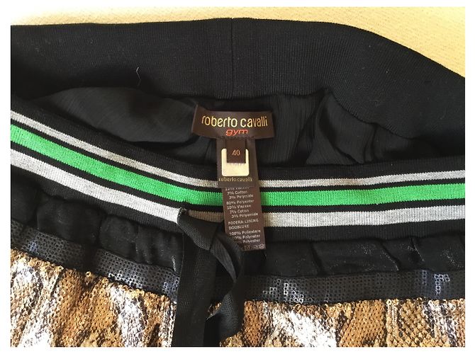 Roberto Cavalli Pantaloncini con paillettes - vista 5