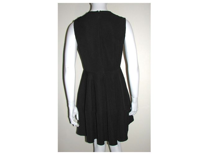 Autre Marque Needle & Thread Schwarzes Kleid mit Spitze Weiß - Ansicht 4