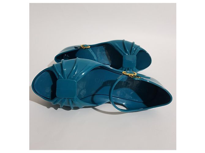 Sandali Moschino Super Bow Verdi Verde - vista 3