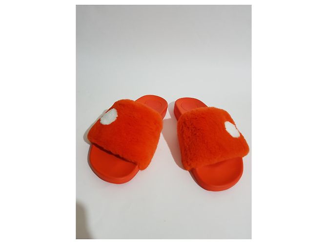 Marc by Marc Jacobs Dot Sandalen Fell Koralle Orange - Ansicht 3